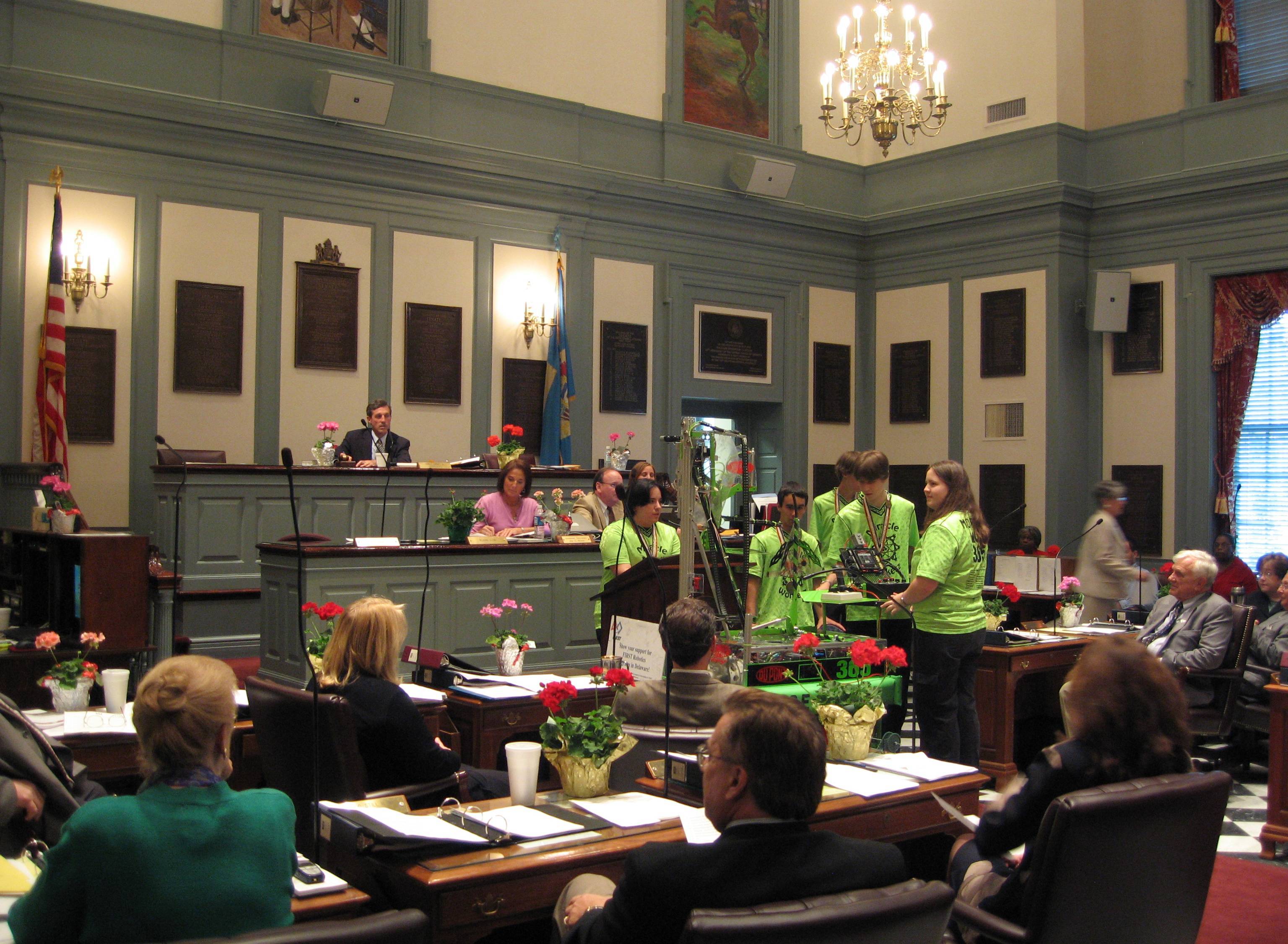 MOE in Legislative Hall.